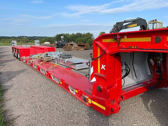 Kässbohrer Maskintrailer trombon 3-axlig hydraulisk styrning 4 of 20