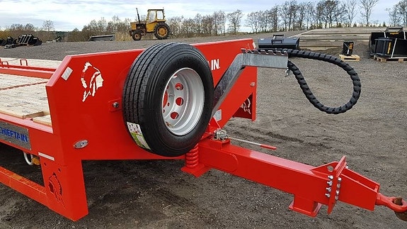 Chieftain 3-axl Maskintransportkärra traktor 24 ton 3 of 6