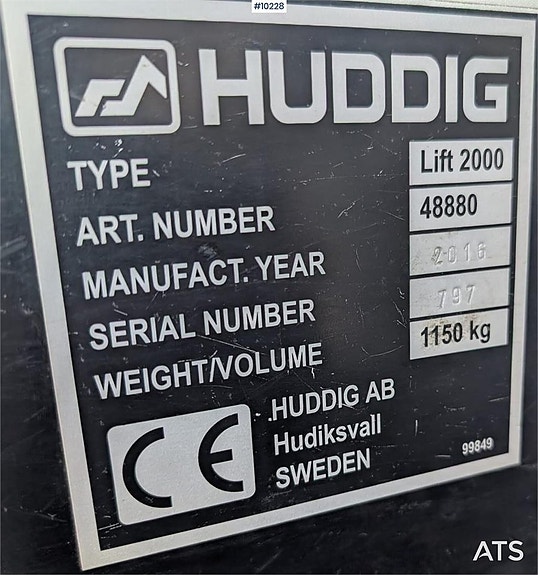 Huddig 1260C Cable Traktorgrävare (2,247,000:- ex moms) 17 of 17