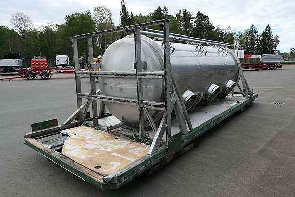 Rostfri Tank Lagabram med ben 4 of 4