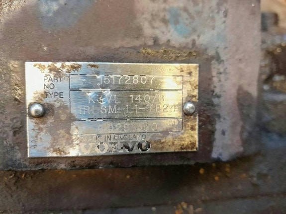 Volvo L180G Hydraulpump P1 VOE15172807 2 of 2