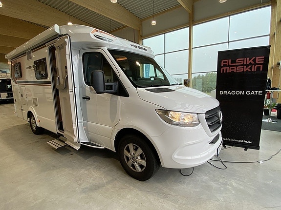 Weinsberg Cara compact Edition /B-körkort/Solcell/Mercedes 170hk/Långbäddar/Garage