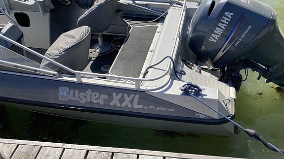 Buster XXL, Yamaha F150 -07 + bromsad trailer 7 of 14
