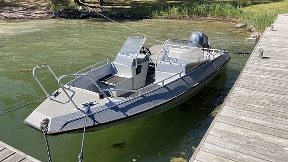 Buster XXL, Yamaha F150 -07 + bromsad trailer 4 of 14