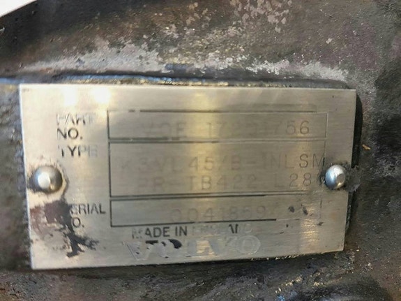 Volvo L180G P3 Hydraulpump VOE17201756 3 of 3