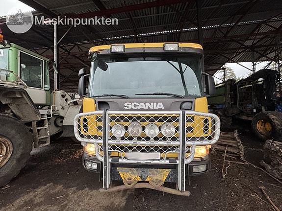 SCANIA P124 GB8X4NZ360 med Timberman kran! 8 of 27