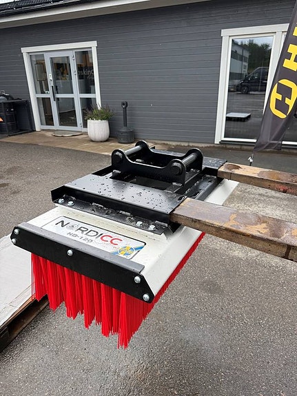 Nordicc sopborstar för grävmaskiner och gafflar