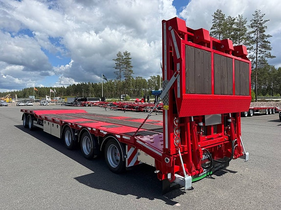 Hakarps - 42 tons maskinvagn med hydraulisk ramp fullbredd 5 of 12