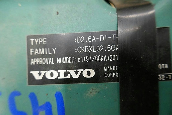 Volvo ECR58 Motor komplett D2.6A - VOE14617296 6 of 6