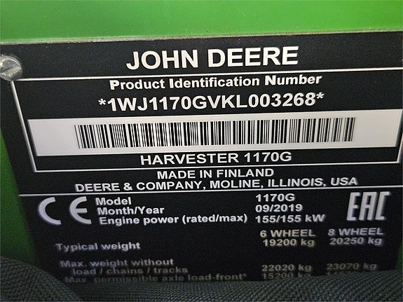 John Deere 1170G 7 of 13