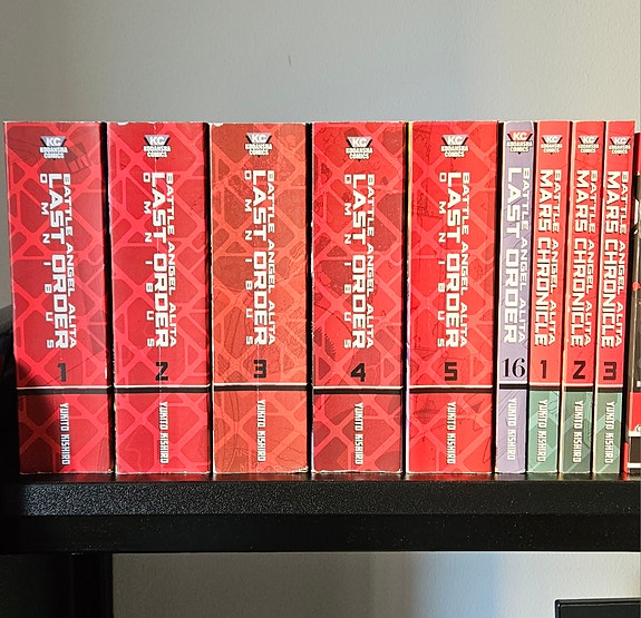 Battle Angel Alita: Last Order och Mars Chronicle samling