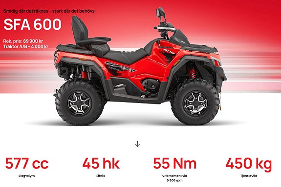 QJ Motor SFA600 45hk | Servo | Hand & Sätesvärme | Vinsch 3 of 9