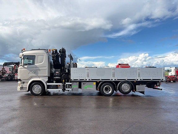 Scania R410 Kranbil Med Flak stor kran EPTO kran 2 of 12