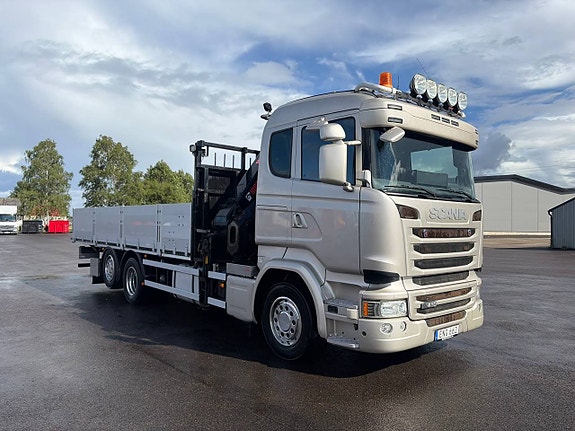 Scania R410 Kranbil Med Flak stor kran EPTO kran 6 of 12