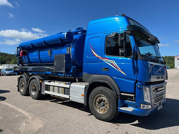 Volvo FM410 slamsugare, lastväxlare. 4 of 8