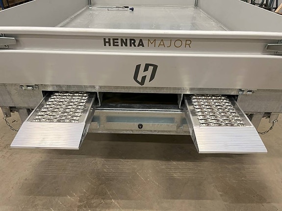 Henra Plattformstrailer 3-vägstipp 3,5 ton hydraulisk 7 of 16