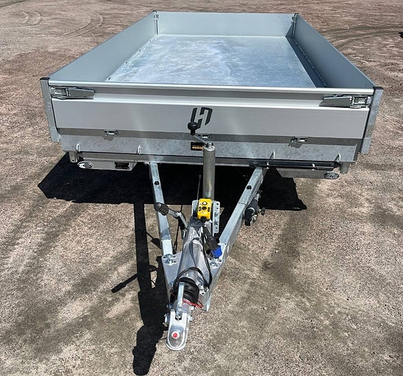 Henra Plattformstrailer 3-vägstipp 3,5 ton hydraulisk 8 of 16