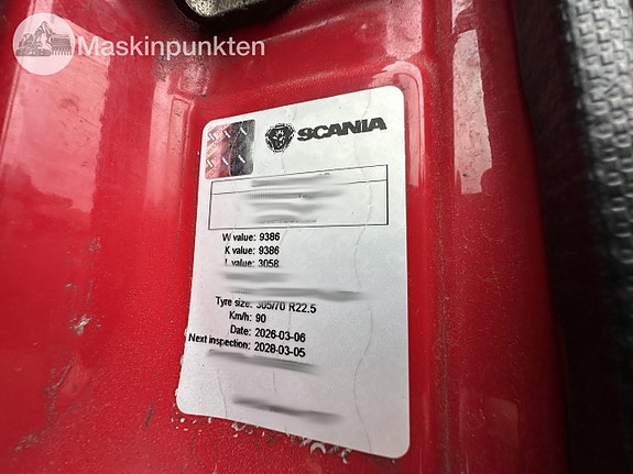Scania r500 skåpbil med släp 26 of 27