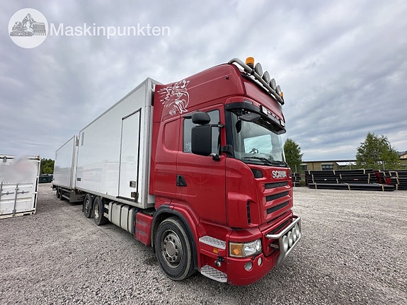 Scania r500 skåpbil med släp 3 of 27