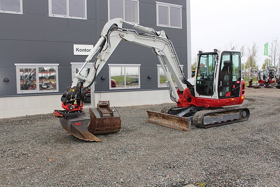 Bandgrävare Takeuchi TB370 Rototilt, Grip, centralsmörjning 3 of 12