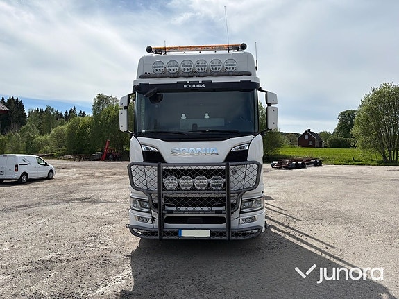 Timmerbil med kran - Scania, R660B6X4NB 3 of 30