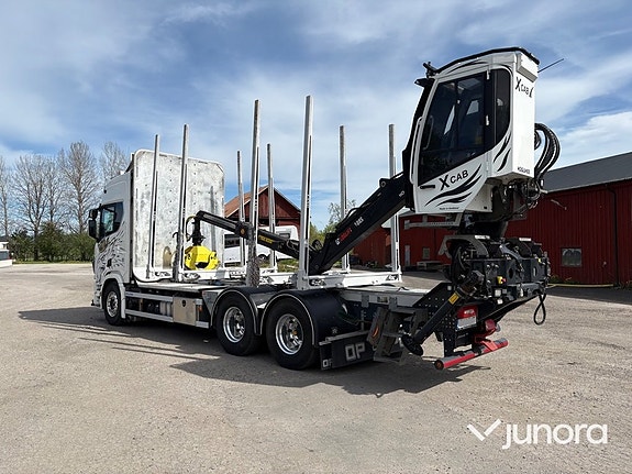 Timmerbil med kran - Scania, R660B6X4NB 8 of 30