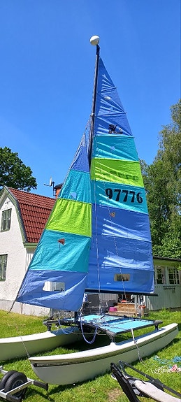 !!! Hobie Cat 16 segelklar med Trailer och Beach Dolly 2 of 21