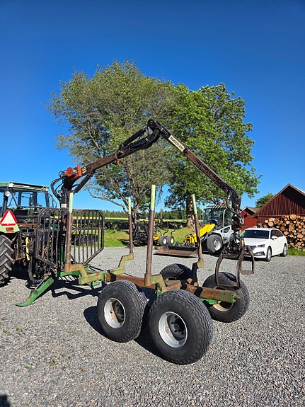 Skogsvagn - Huggarvagn, Farma 8 ton. 3 of 9