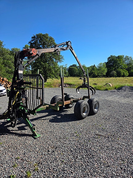 Skogsvagn - Huggarvagn, Farma 8 ton. 2 of 9