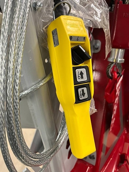Tajfun Timmervinsch mekanisk och hydraulisk 15 of 16