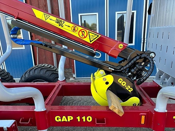 Tajfun GAP 110 Huggarvagn med kran DOT 50K 12 of 16