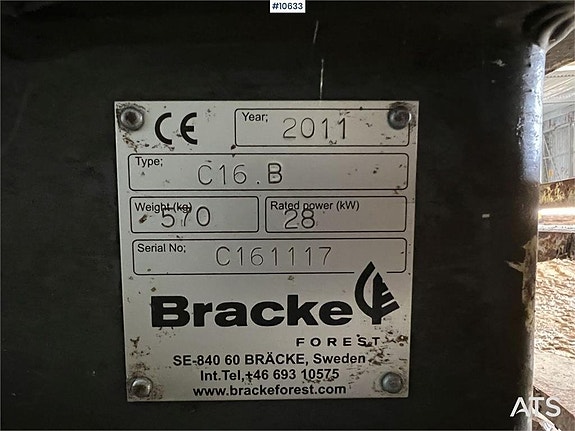 Aggregat BRACKE FOREST C16.B, Uppdaterad till C16. C 5 of 12