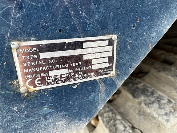 Takeuchi TCR 50 10 of 10