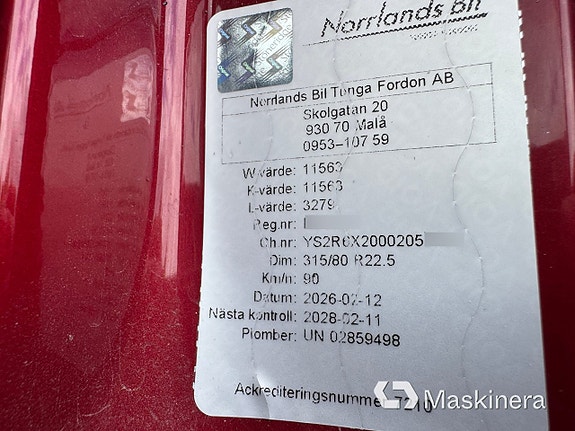Lastväxlare Scania R620 plogutrustad & med snabblås 11 of 27