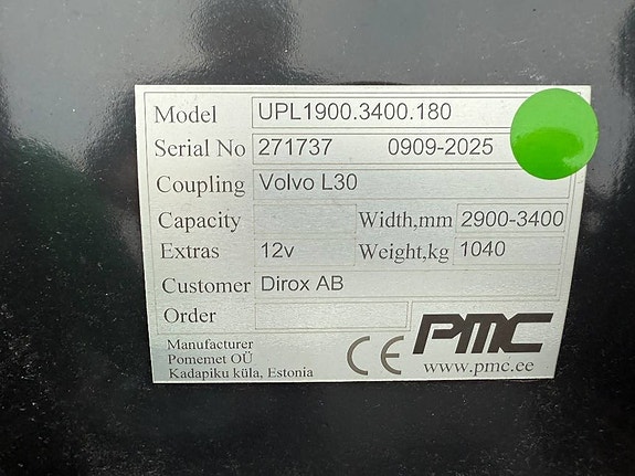 PMC UPL 1900.3400 U-plog 6 of 11