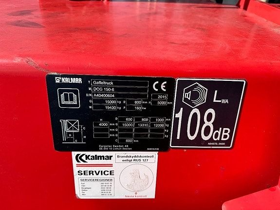Kalmar DCG150-6 8 of 15