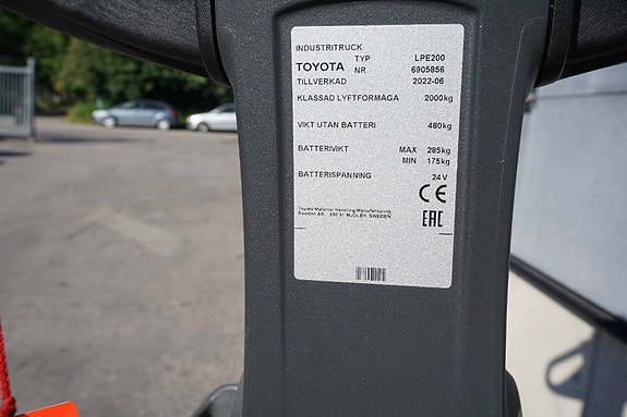 Toyota LPE200 8 of 8