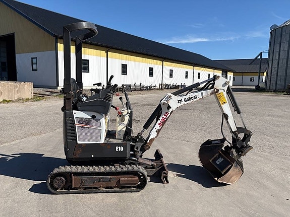 Bobcat E10 minigrävare, tiltfäste, 3 skopor 5 of 5
