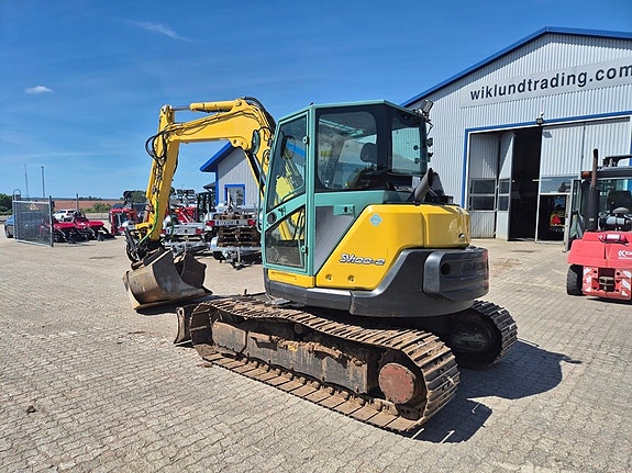 Begagnad Yanmar SV100-2 / 10tons bandgrävare / grävsystem 3 of 12