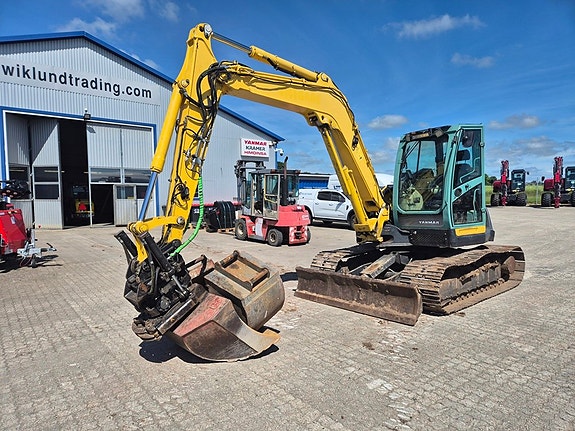 Begagnad Yanmar SV100-2 / 10tons bandgrävare / grävsystem 2 of 12
