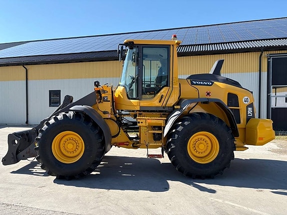 Volvo L70H hjullastare, long boom, nya lantbruksdäck