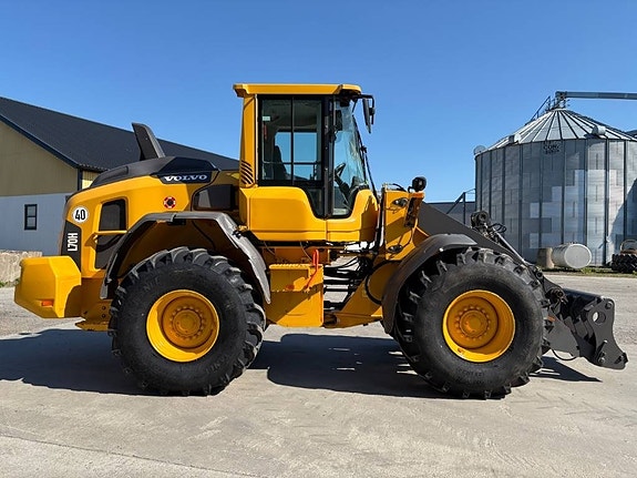 Volvo L70H lastmaskin, nya traktordäck, long boom 8 of 8