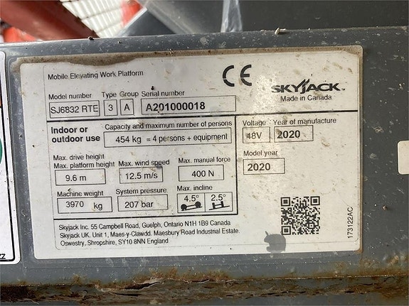 SkyJack SJ6832 RTE 10 of 11