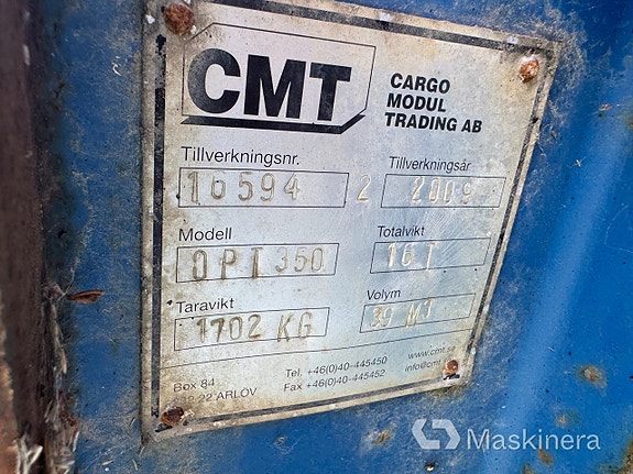 Container CMT till lastväxlare 9 of 18