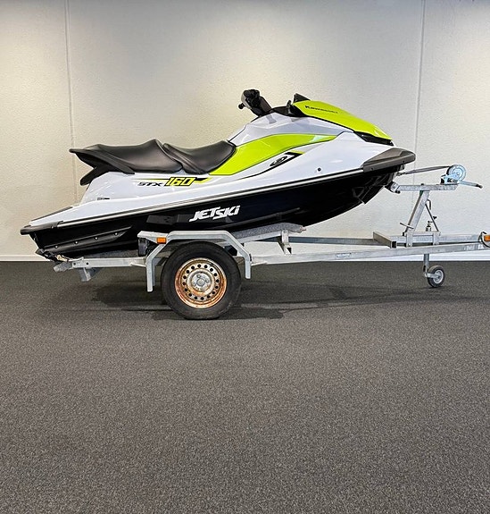 Kawasaki STX 160 2022Endast 35 timmar,Jetski-trailer ingår 8 of 8