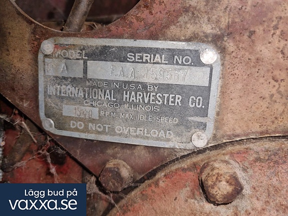 Farmall Super A, år 1946 17 of 21