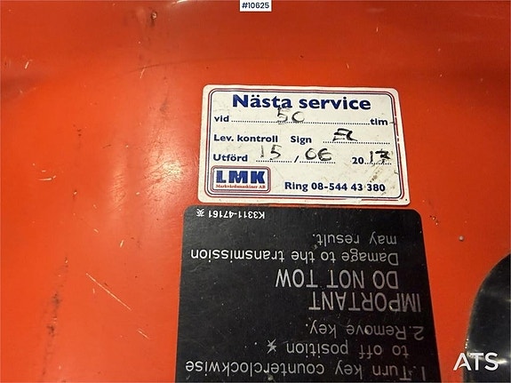 Åkgräsklippare Kubota F1900 Diesel 4WD (95,000:- ex moms) 14 of 23