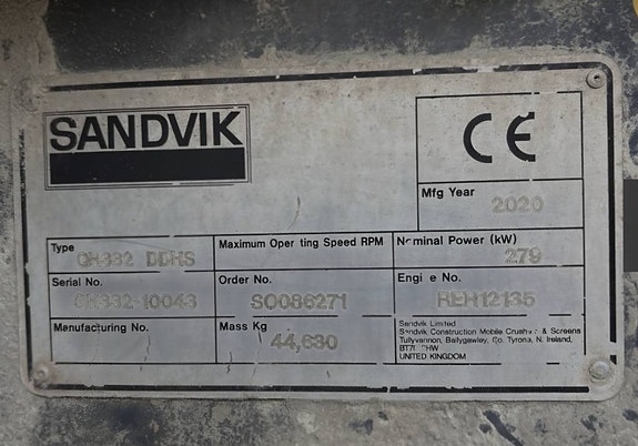 Sandvik QH 332 DDHS 9 of 15