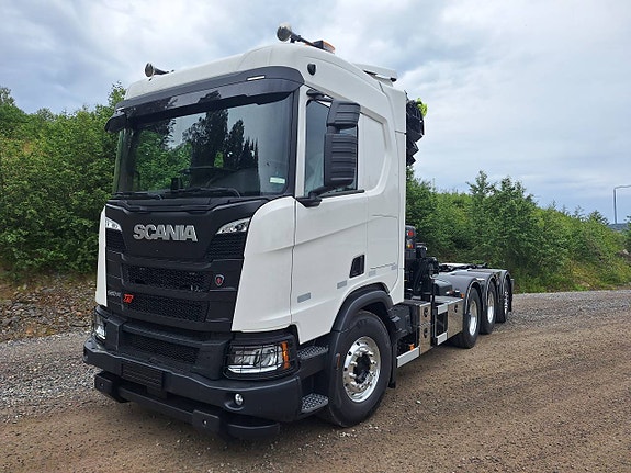 Kranväxlare Scania R560B8x4*4 Hiab Ex Hipro 302EP-5 2 of 8