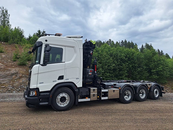 Kranväxlare Scania R560B8x4*4 Hiab Ex Hipro 302EP-5 3 of 8